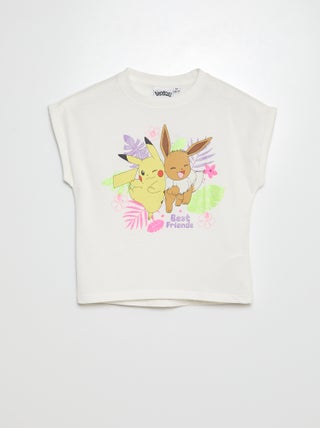 T-shirt de manga curta 'Pokémon'