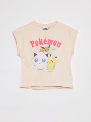 T-shirt de manga curta 'Pokémon'