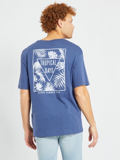 T-shirt de manga curta 'Produkt' - Kiabi