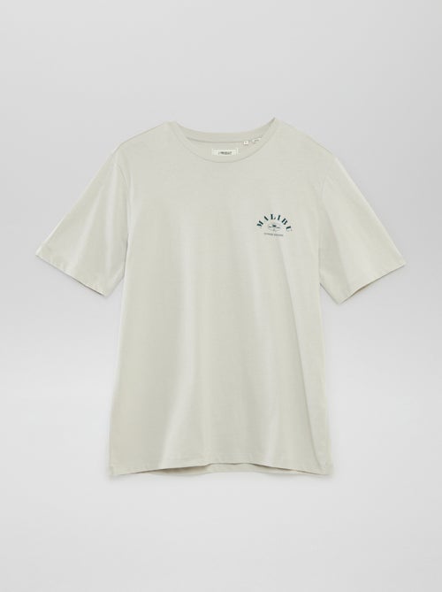 T-shirt de manga curta 'Produkt' - Kiabi