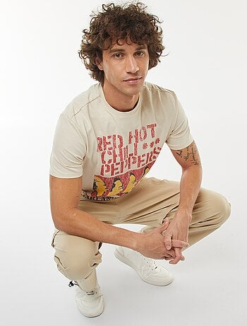 T-shirt de manga curta 'Red Hot Chili Peppers'