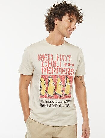 T-shirt de manga curta 'Red Hot Chili Peppers'