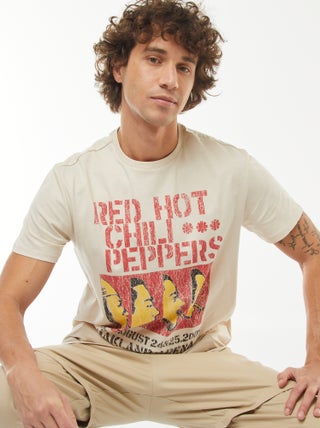 T-shirt de manga curta 'Red Hot Chili Peppers'