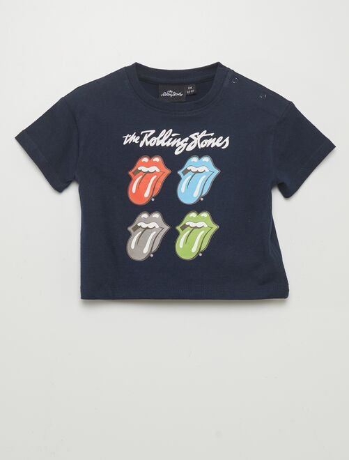 T-shirt de manga curta 'Rolling Stones' - Kiabi