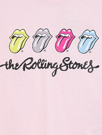 T-shirt de manga curta 'Rolling Stones'