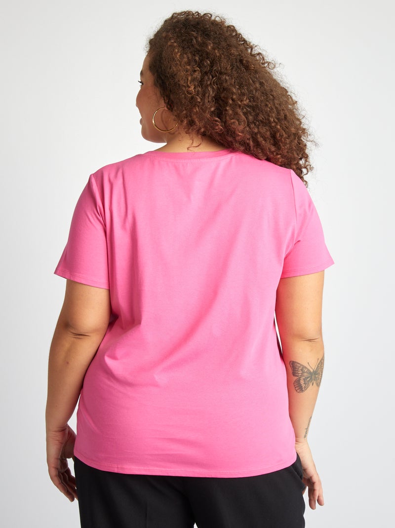 T-shirt de manga curta ROSA - Kiabi
