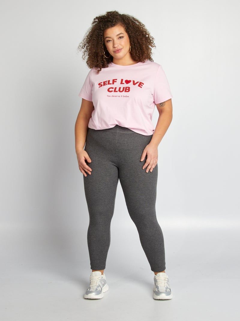 T-shirt de manga curta ROSA - Kiabi