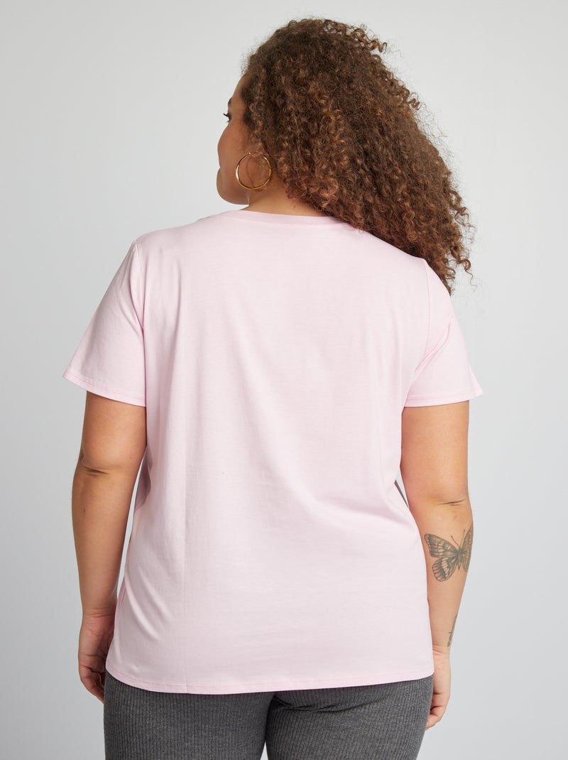 T-shirt de manga curta ROSA - Kiabi