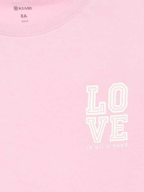 T-shirt de manga curta - Kiabi