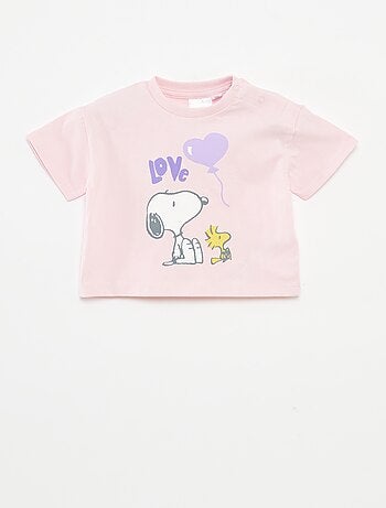 T-shirt de manga curta 'Snoopy'