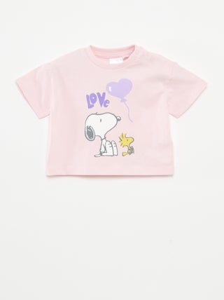 T-shirt de manga curta 'Snoopy'