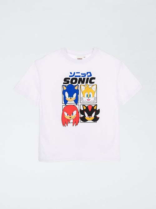 T-shirt de manga curta 'Sonic' - Kiabi