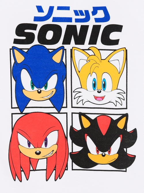 T-shirt de manga curta 'Sonic' - Kiabi