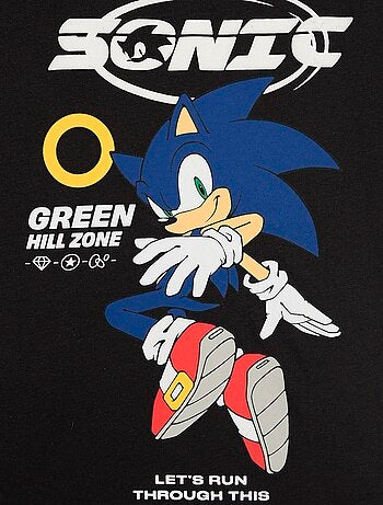 T-shirt de manga curta 'Sonic'