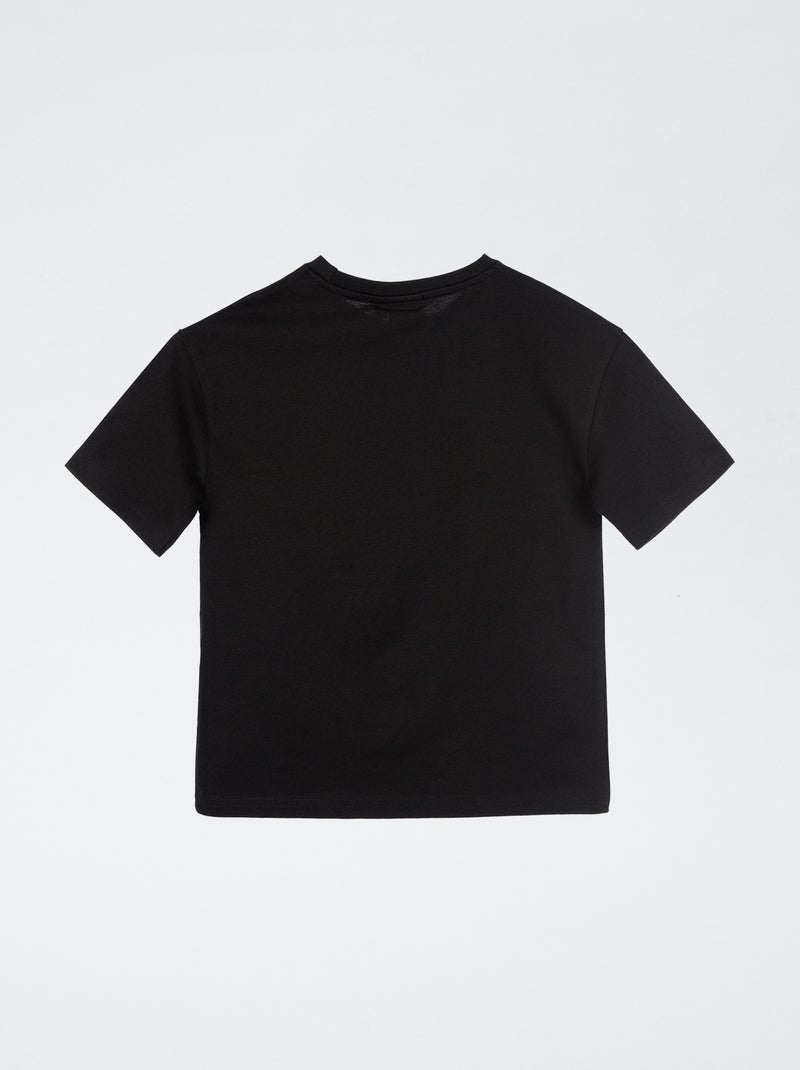 T-shirt de manga curta 'Sonic' Preto - Kiabi
