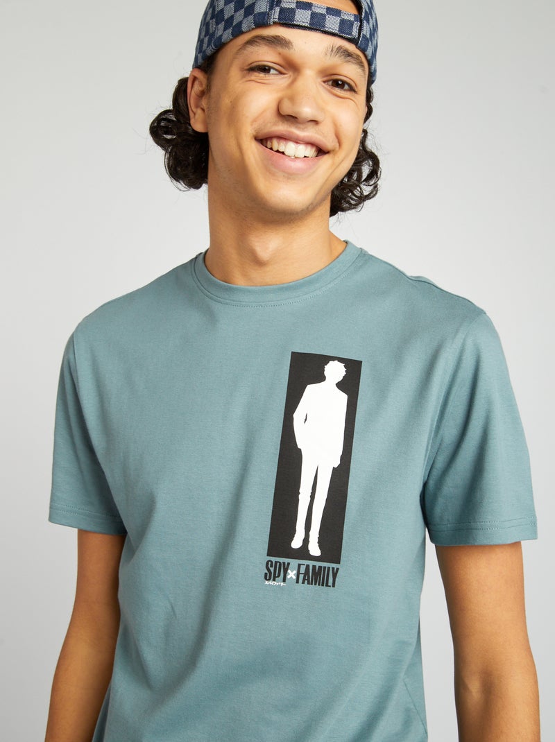 T-shirt de manga curta 'Spy Family' AZUL - Kiabi