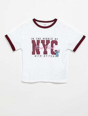 T-shirt de manga curta 'Stitch'