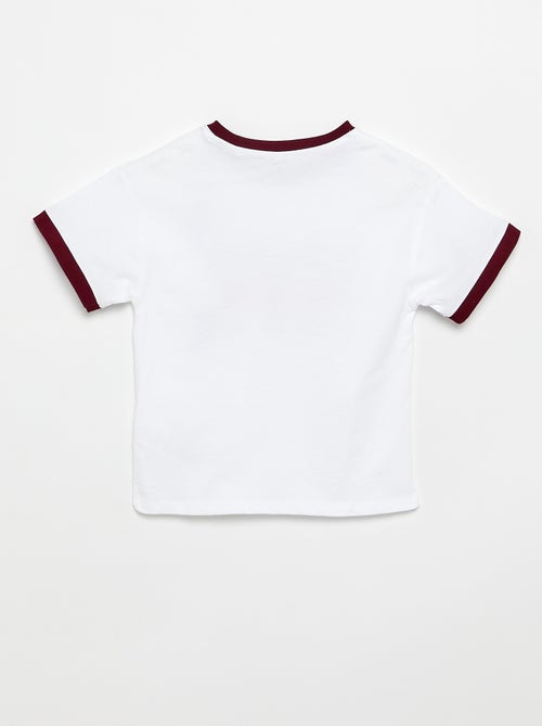 T-shirt de manga curta 'Stitch' - Kiabi
