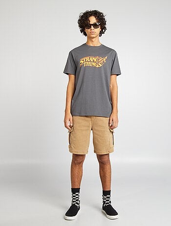 T-shirt de manga curta 'Stranger Things'