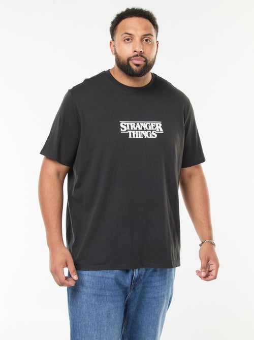 T-shirt de manga curta 'Stranger Things' - Kiabi