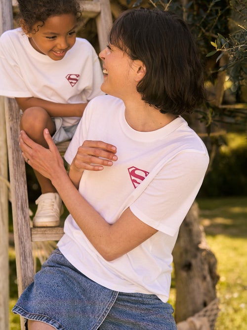 T-shirt de manga curta 'Super-Homem' - Kiabi