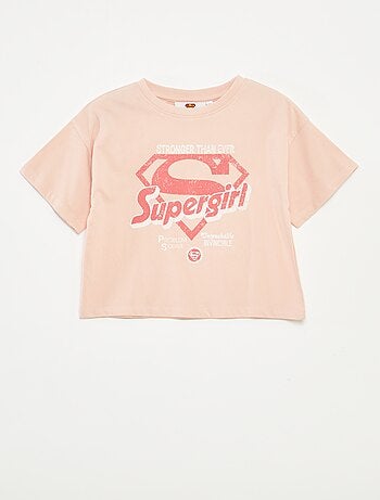 T-shirt de manga curta 'Super-Homem' da 'DC Comics' com estampado frente/verso