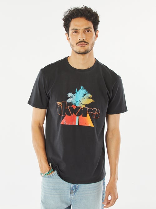 T-shirt de manga curta 'The Doors' - Kiabi
