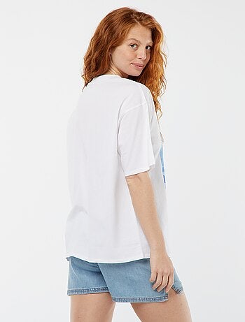 T-shirt de manga curta 'Tubarão'