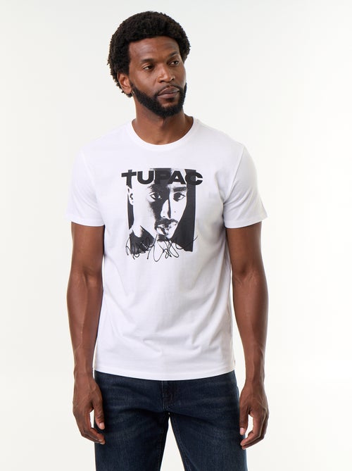 T-shirt de manga curta 'Tupac' - Kiabi T-shirt de manga curta 'Tupac' - Kiabi