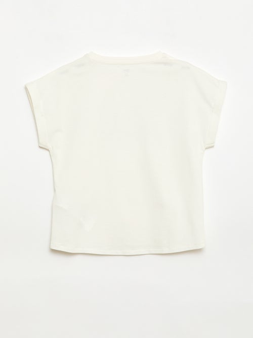 T-shirt de manga curta "Universal" - Kiabi