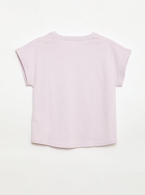 T-shirt de manga curta "Universal" - Kiabi