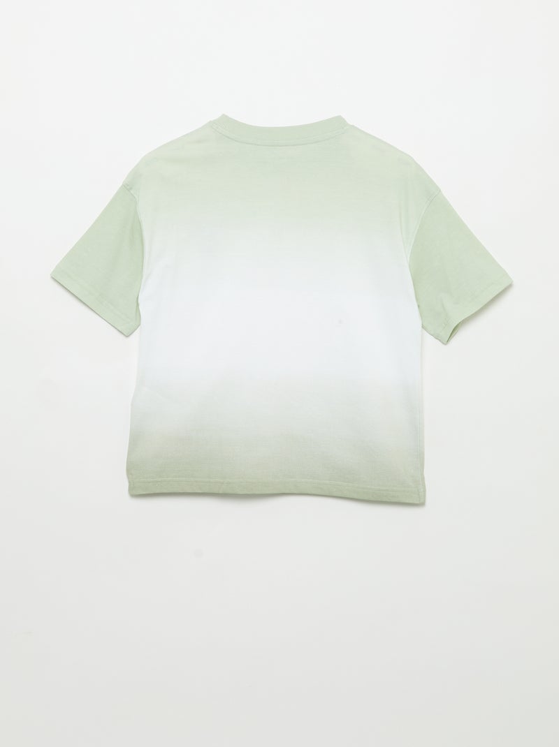T-shirt de manga curta Verde - Kiabi
