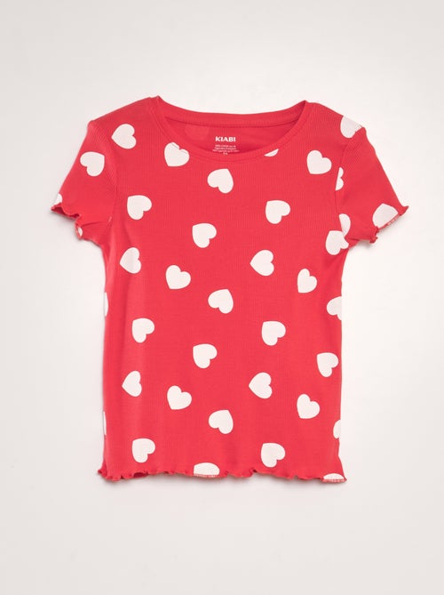 T-shirt de manga curta - Kiabi
