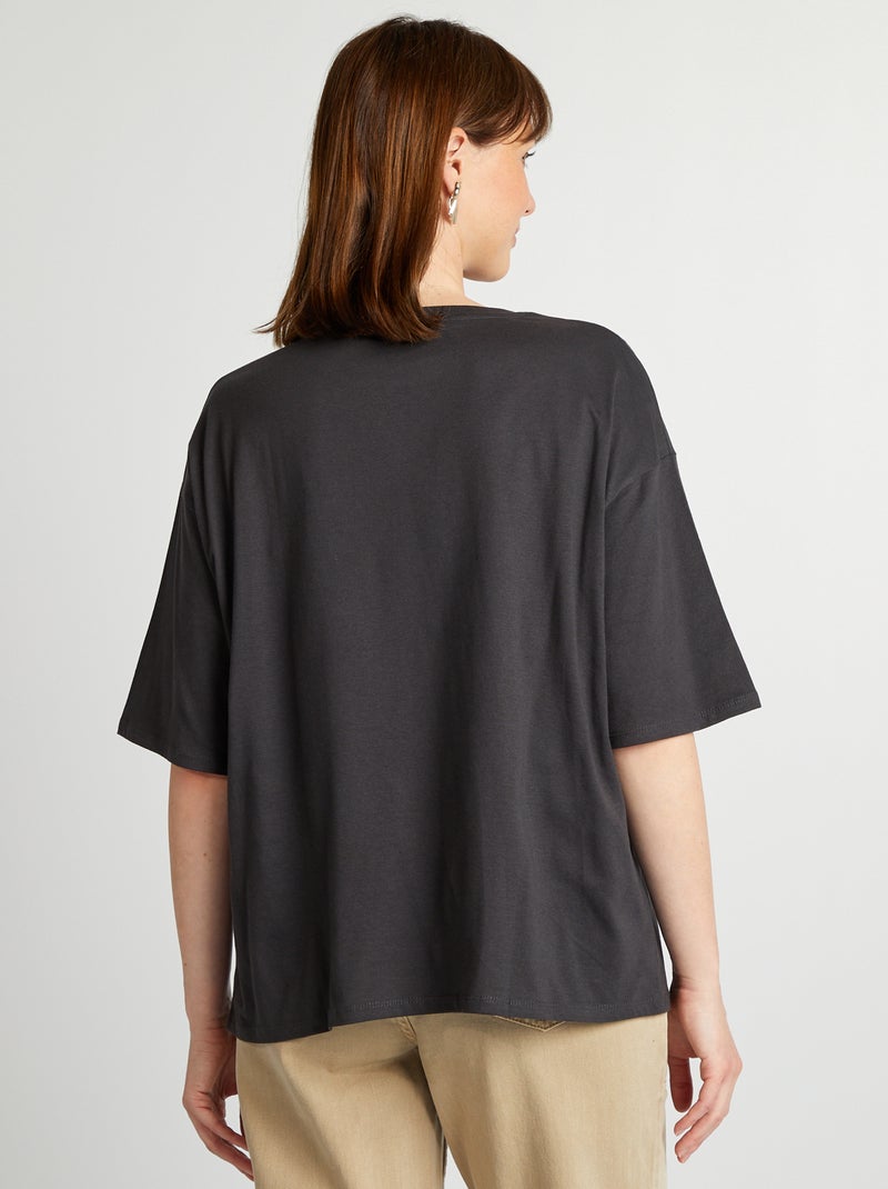 T-shirt de manga curta 'Vilões' da 'Disney' PRETO - Kiabi