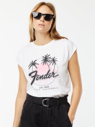 T-shirt de manga extra curta 'Fender'