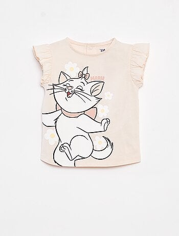T-shirt de mangas com folhos 'Disney'