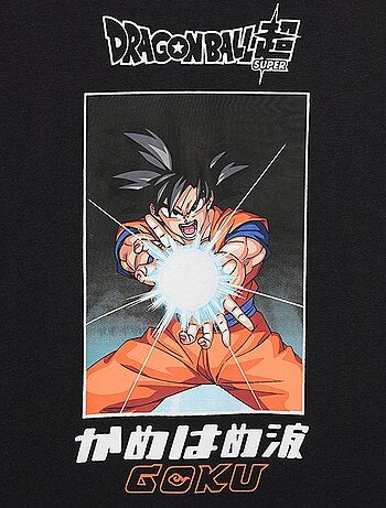 T-shirt de mangas compridas com efeito 2 em 1 'Dragon Ball Z'