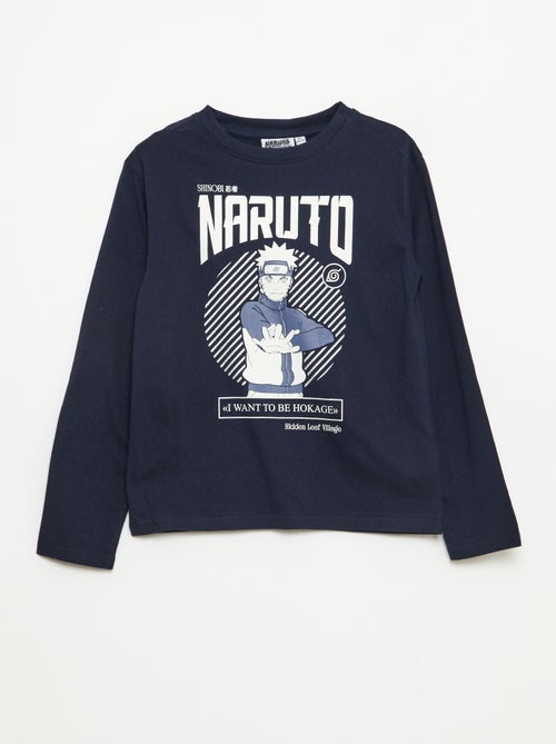 T-shirt de mangas compridas 'Naruto' - Kiabi