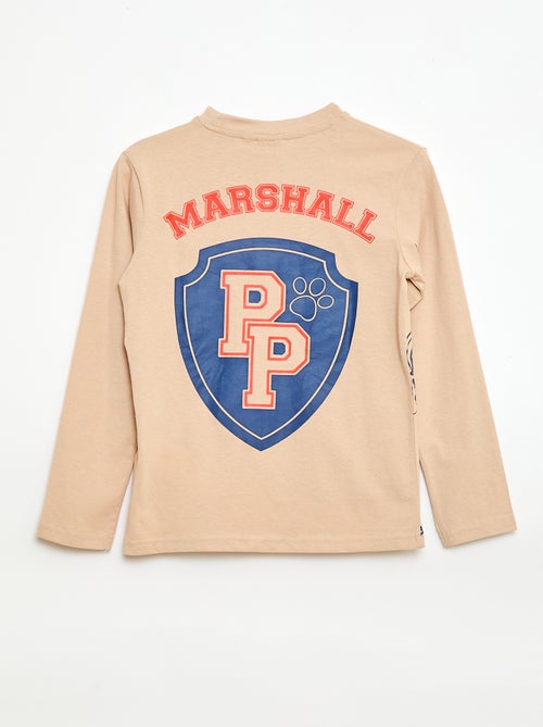 T-shirt de mangas compridas 'Patrulha Canina' - Kiabi