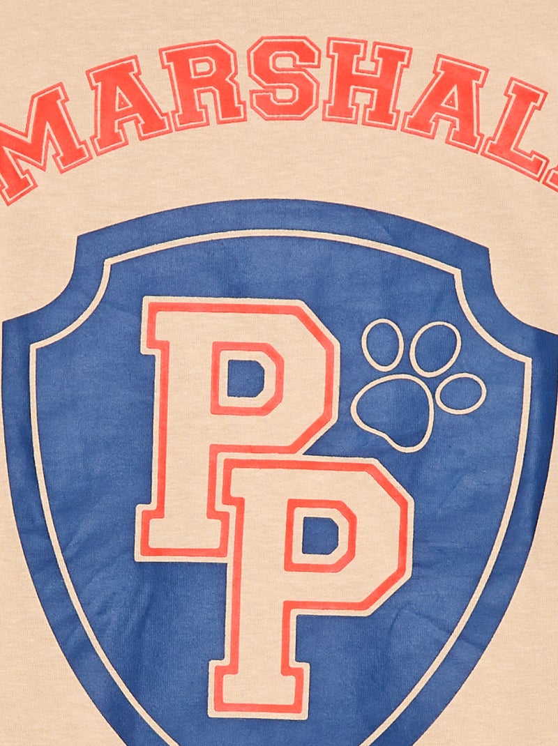 T-shirt de mangas compridas 'Patrulha Canina' Bege - Kiabi