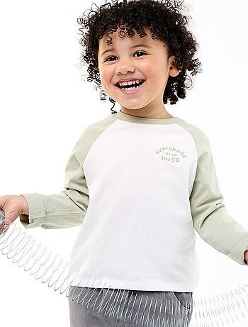 T-shirt de mangas compridas raglan