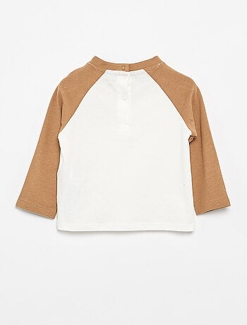 T-shirt de mangas compridas raglan