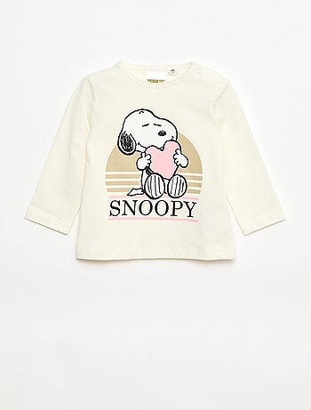 T-shirt de mangas compridas 'Snoopy'