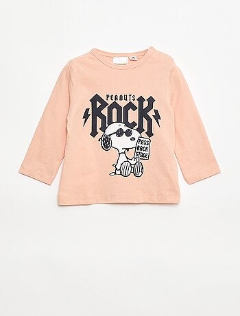 T-shirt de mangas compridas 'Snoopy'