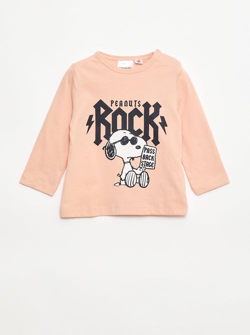 T-shirt de mangas compridas 'Snoopy' - Kiabi