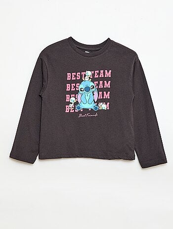 T-shirt de mangas compridas 'Stitch'