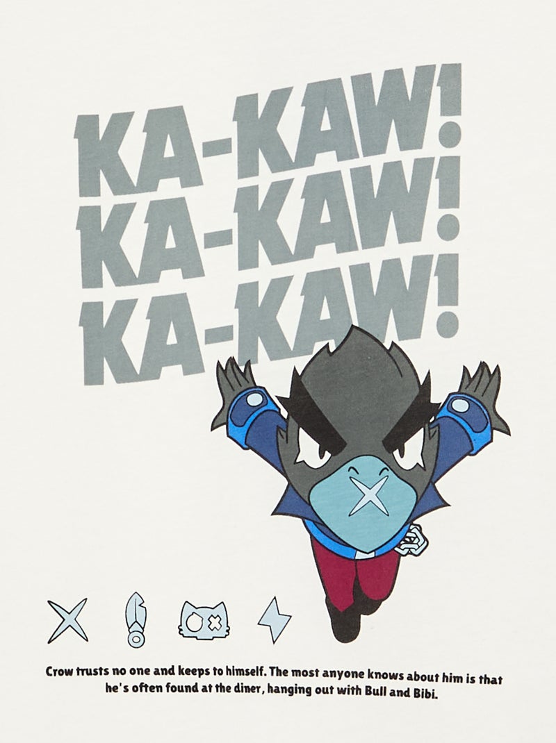 T-shirt de mangas curtas 'Brawl Stars' Branco - Kiabi