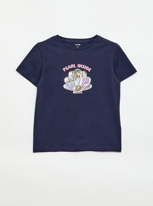 T-shirt de mangas curtas com animação - Kiabi