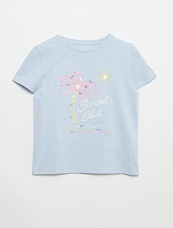T-shirt de mangas curtas com animação