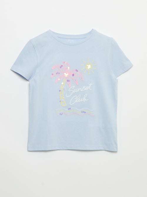 T-shirt de mangas curtas com animação - Kiabi T-shirt de mangas curtas com animação - Kiabi
